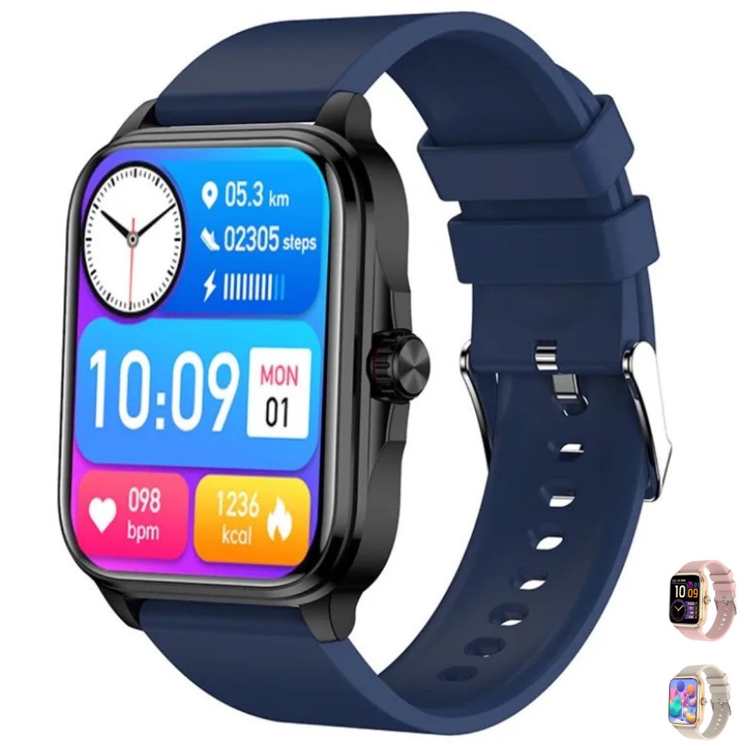 TUTT T9 Women Smartwatch Pedometer, Women Health Heart Rate BT Call 1.91” HD Large Screen