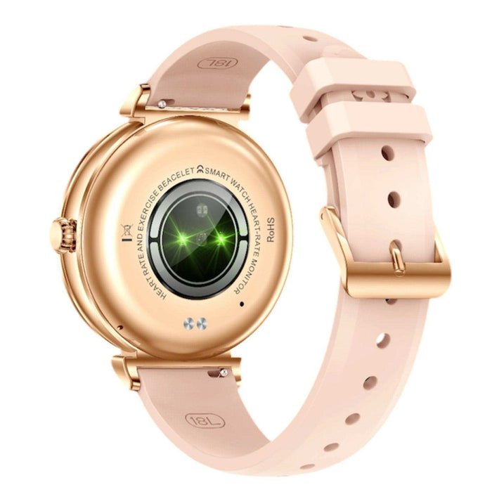TUTT Women’s Smart Watch | Slim & Stylish Design 1.27” HD Dial | Waterproof | AI Voice Assistant | Women’s Health & Sports Tracker Smartwatch | W1 2 Strap - TUTT