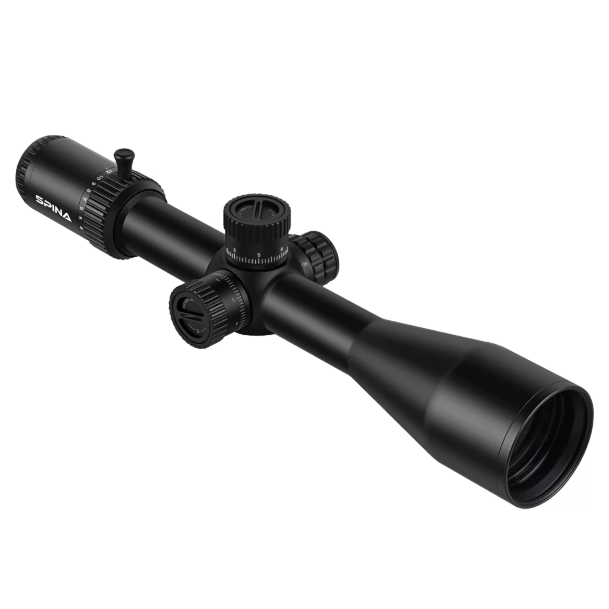 VOIDRAX 4 - 40×56 FFP Tactical Scope 34mm Tube Side Focus | Illuminated Reticle 12 Gear | Long Range Scope Binocular | Spina sold by TUTT - TUTT