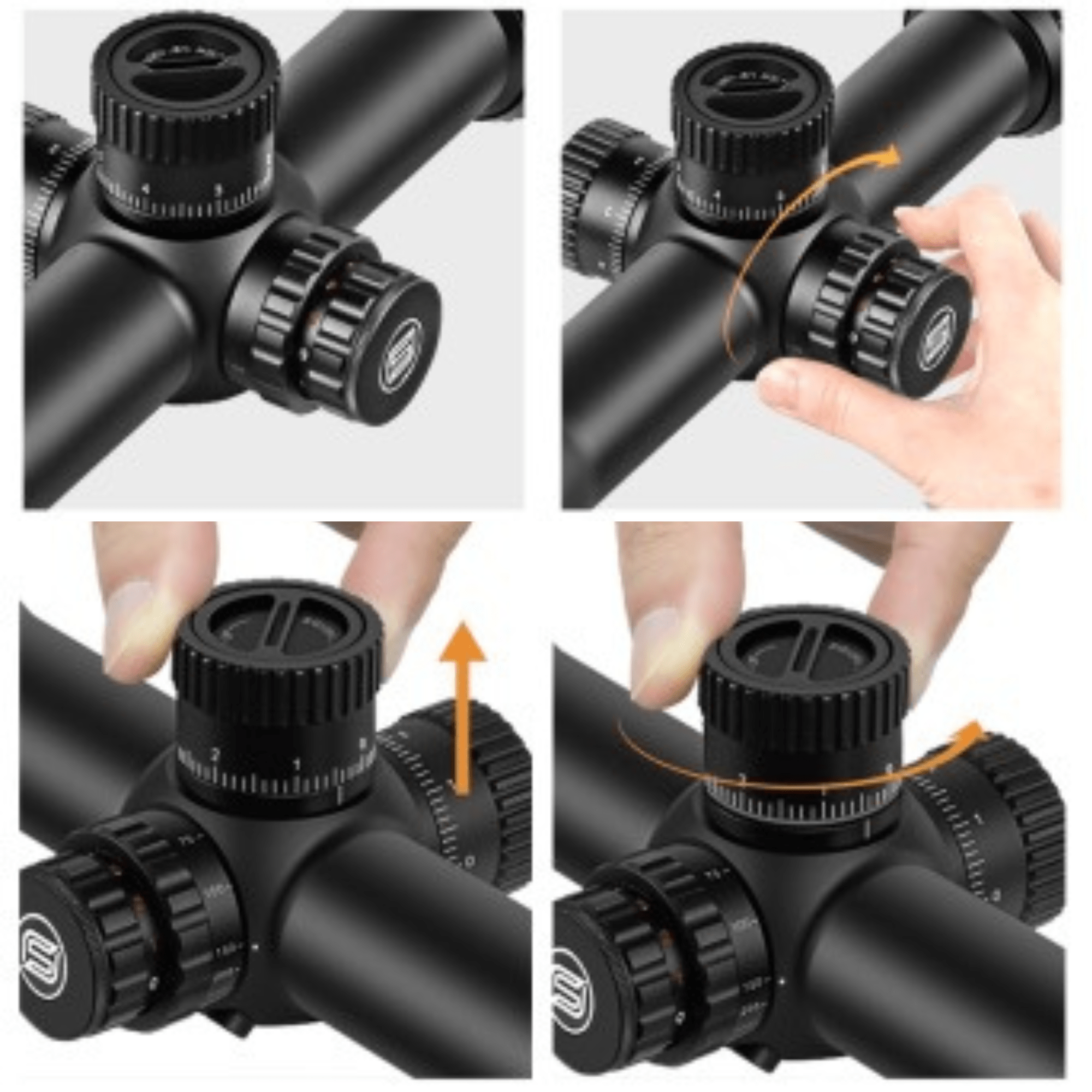 VOIDRAX 4 - 40×56 FFP Tactical Scope 34mm Tube Side Focus | Illuminated Reticle 12 Gear | Long Range Scope Binocular | Spina sold by TUTT - TUTT